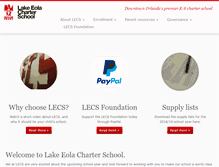 Tablet Screenshot of lecs.org